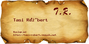 Tasi Róbert névjegykártya