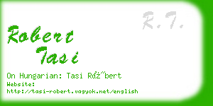 robert tasi business card